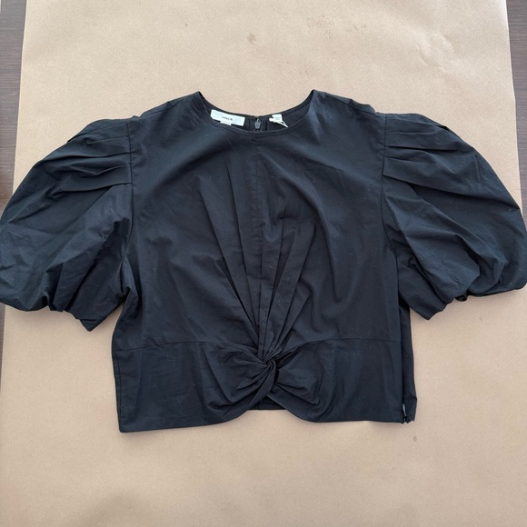 Vince Twist Knot Puff Sleeve Blouse NWT - Picture 6 of 8